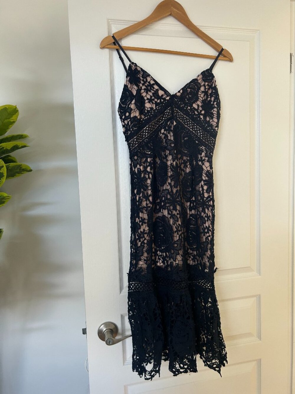 Lace Navy Dress